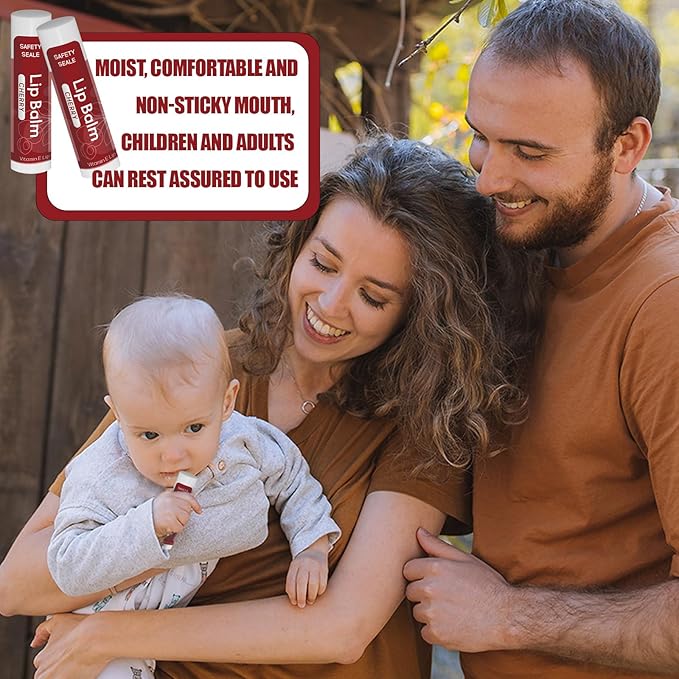 20 Pack Natural Lip Balm Bulk with Vitamin E and Coconut Oil Valentine's Day best choice - Moisturizing, Soothing, and Repairing Dry and Chapped Lips - 10 Flavors - Non-GMO-VivaGrace Women