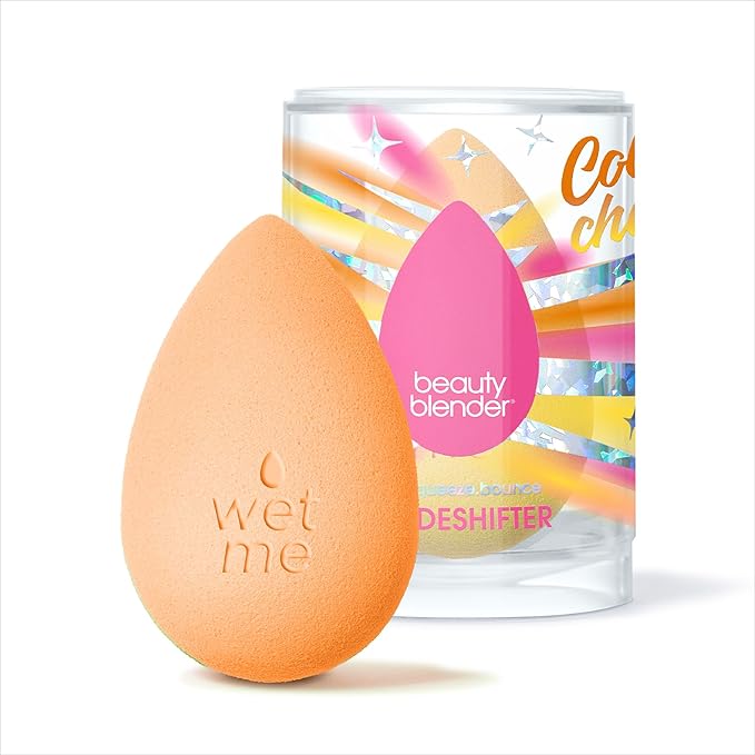 Beautyblender® | Beam Color Changing Beauty Blender Makeup Sponge, Super-Soft Foam Easily Blends Foundations & Creams, Made in USA, Reusable, Washable, Streak Free Application, Heat Activated-VivaGrace Women