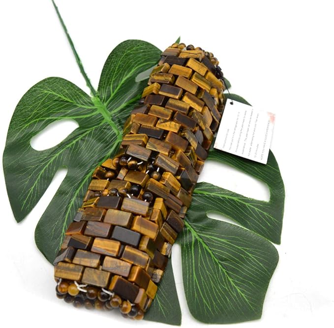 Jade Ice Sleeping Mask, Jade Mask for Relieving Face & Eye Puffiness Migraine, Anti Wrinkle Mask Therapy, Yoga Meditation Tools (Tiger's eye Jade)-VivaGrace Women