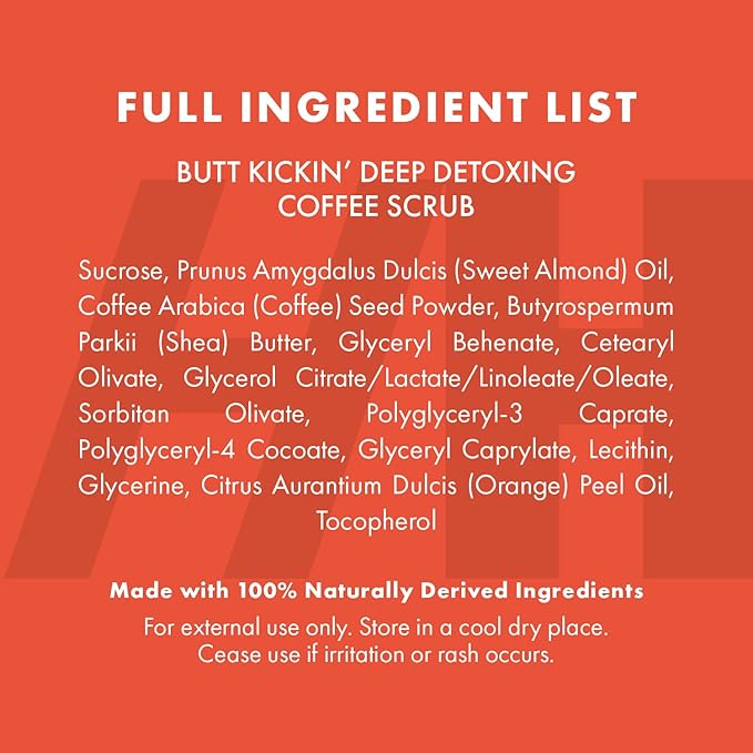 Coffee Scrub Foot & Body Exfoliator Infused with Vitamin E and Orange Peel Natural Exfoliating Sugar Body Scrub for Toning Cellulite Skin Care by Handmade Heroes-VivaGrace Women