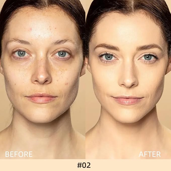 Liquid Concealer Makeup, Cream, #05 Natural, 100% Cruelty-Free, Full Coverage, Hydrating, Long-Lasting, Waterproof-VivaGrace Women