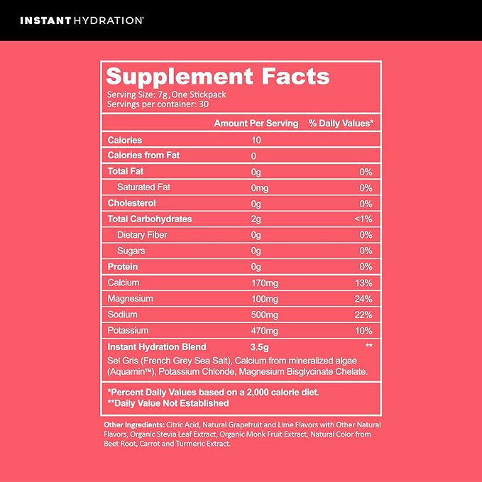 Instant Hydration Electrolytes Powder Packets - Raspberry Electrolyte Drink Mix - Zero Sugar - Keto, Vegan, Gluten-Free, Non-GMO - Boost Recovery, Brain Health, Muscle & Tissue Support- 30 Sticks-VivaGrace Women