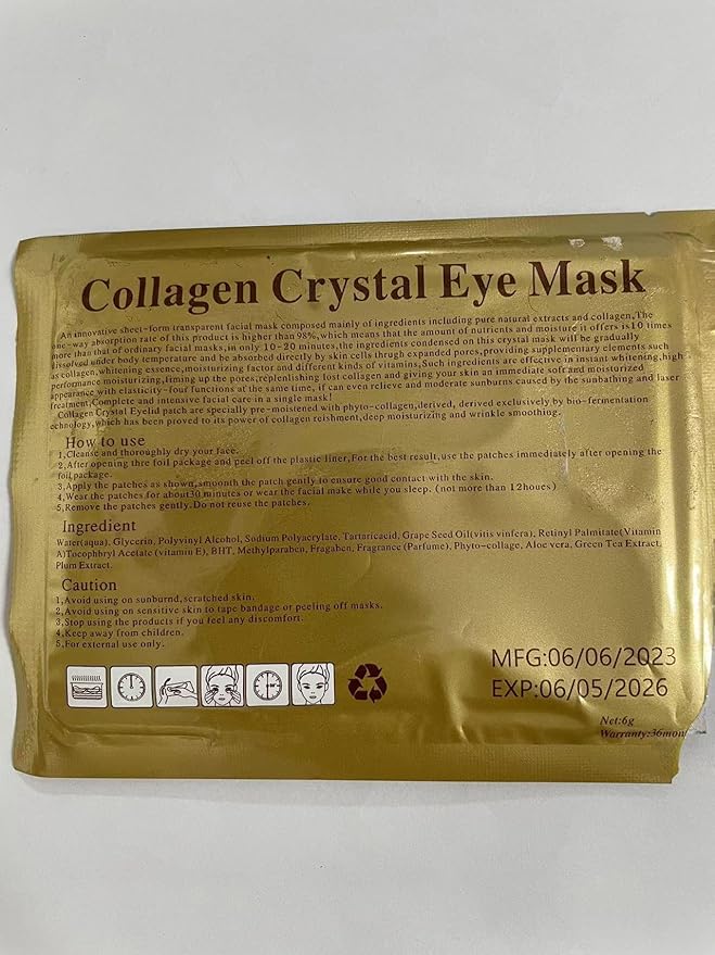 30 Pairs 24K Gold Eye Pads Under Eye Mask,Collagen Crystal Under Eye Patches Moisturizing Eye Gel Pads,Under Eye Masks for Wrinkles,Puffy Eyes & Dark Circles,Eye Patch for Beauty Eye Care-VivaGrace Women