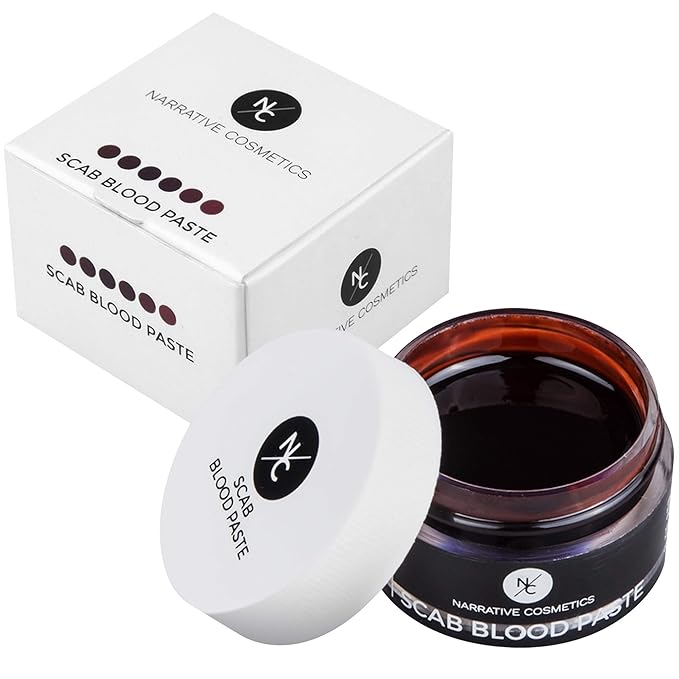 Starter Effects Kit, 6-Color Bruise Wheel, Scar Wax, and Scab Blood Paste, Professional SFX Makeup Set With Applicators-VivaGrace Women