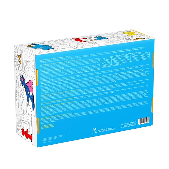 wet n wild Sesame Street Limited Edition PR Box - Makeup Set with Versatile Brushes, Vibrant Buildable & Blendable Palettes & Lip Glosses for Unique Looks, Cruelty-Free & Vegan-VivaGrace Women