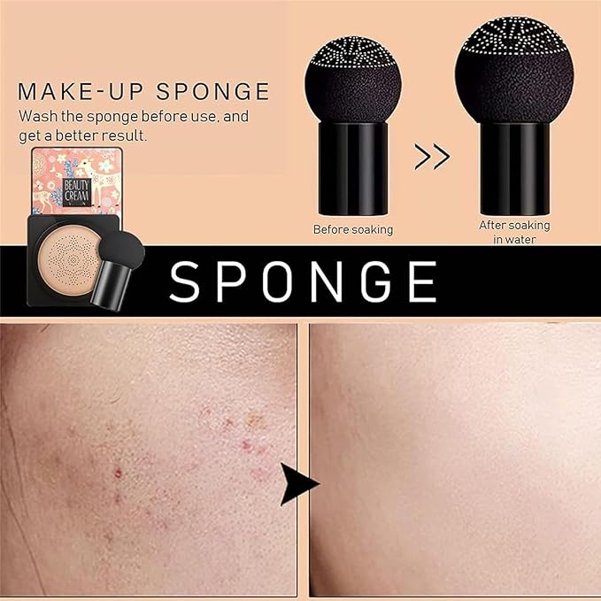 Beauty Cream, Beauty Linasi Clear Cover Beauty Cream, Air Cushion Cc Cream, Moisturizing Concealer, Makeup Long Lasting-VivaGrace Women