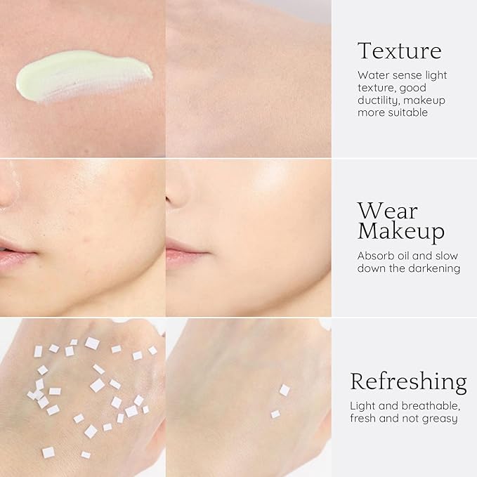 Color Correcting Makeup Primer, Tinted Face Primer Moisturizer Even Skin Tone Blur Pores Smooth Lines Hydrate Makeup Pore Primer Base Tone Correct- Natural Color 30ML-VivaGrace Women