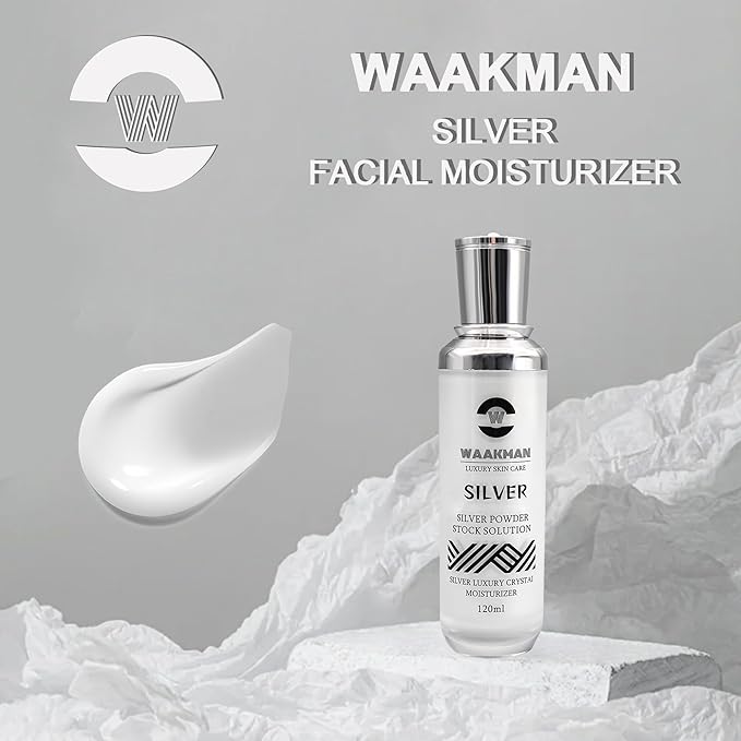 Luxury Skin Care Silver Solution, Facial Cream, Moisturizer, Toner and Serum-VivaGrace Women