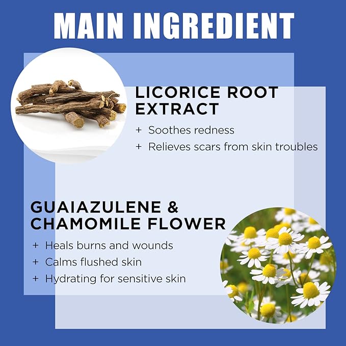 It'S SKIN LI Calming Skincare Set - Soothing Toner Pads, Ampoule Serum, Moisture Cream – Redness & Acne Relief with Licorice Extract & Guaiazulene – for Clear Skin-VivaGrace Women