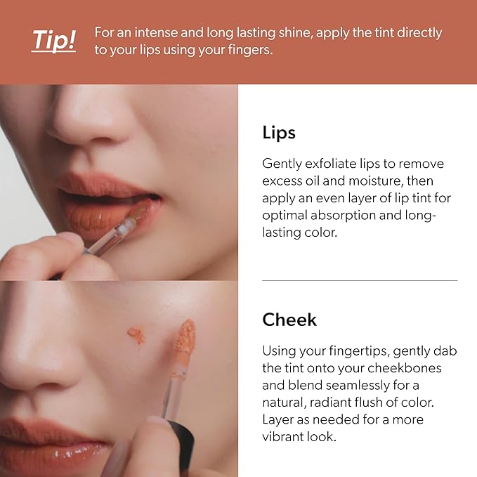 ENTROPY Makeup 2-in-1 Charm Shiny Glowy Lip & Cheek Gloss Tint Keychain, High Pigment Glossy Lip Color & Plumping Gloss, C9 Berly Charm-VivaGrace Women