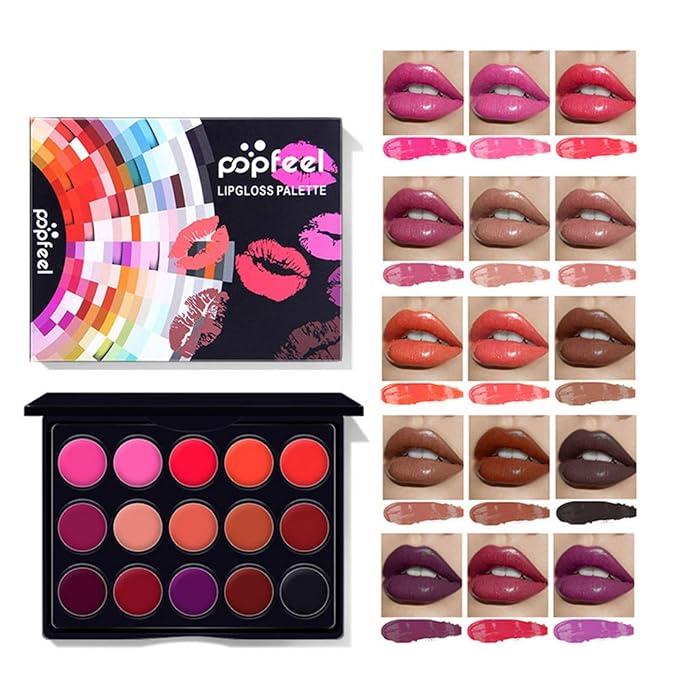 Pure Vie All-in-One Holiday Gift Makeup Set Cosmetic Essential Starter Bundle Include Eyeshadow Palette Lipstick Concealer Blush Mascara Foundation Face Powder - Makeup Kit for Women Full Kit-VivaGrace Women