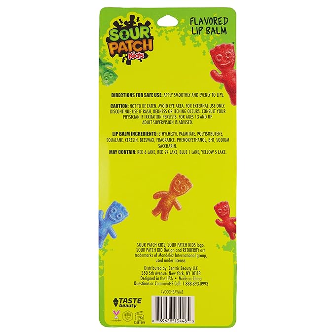Taste Beauty Sour Patch Kids 8 Pack Lip Balm-VivaGrace Women