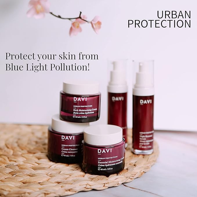 DAVI Soothing Eye Cream with Blue Light Protection | Under Eye Cream for Dark Circles and Puffiness | Anti-Aging Eye Cream for Dry Skin | All Natural | Non-GMO | Paraben-Free | Cruelty-Free | 1 Fl Oz-VivaGrace Women