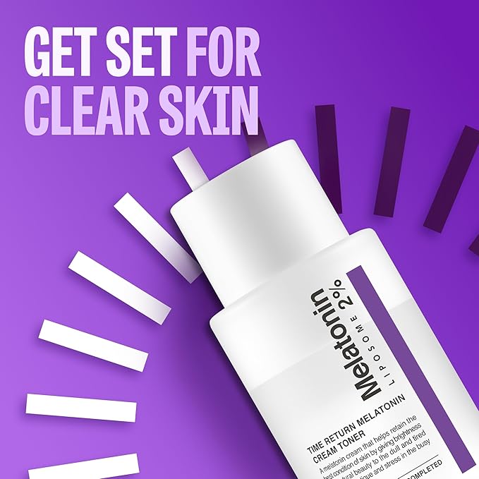 Time Return Melatonin Cream Toner | Highly Moisturizing Facial Toner for Sensitive Skin | Clarifying & Calming Toner for Face | Hydrating Toner for Face | Toner Cream Skin Toner (6.76 fl oz)-VivaGrace Women