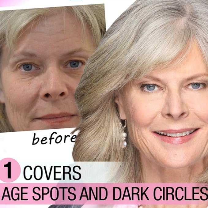 Magic Minerals by Jerome Alexander Jumbo Size Mineral Powder Foundation with Color Correctors, Antioxidant Skincare Formula (Dark)-VivaGrace Women