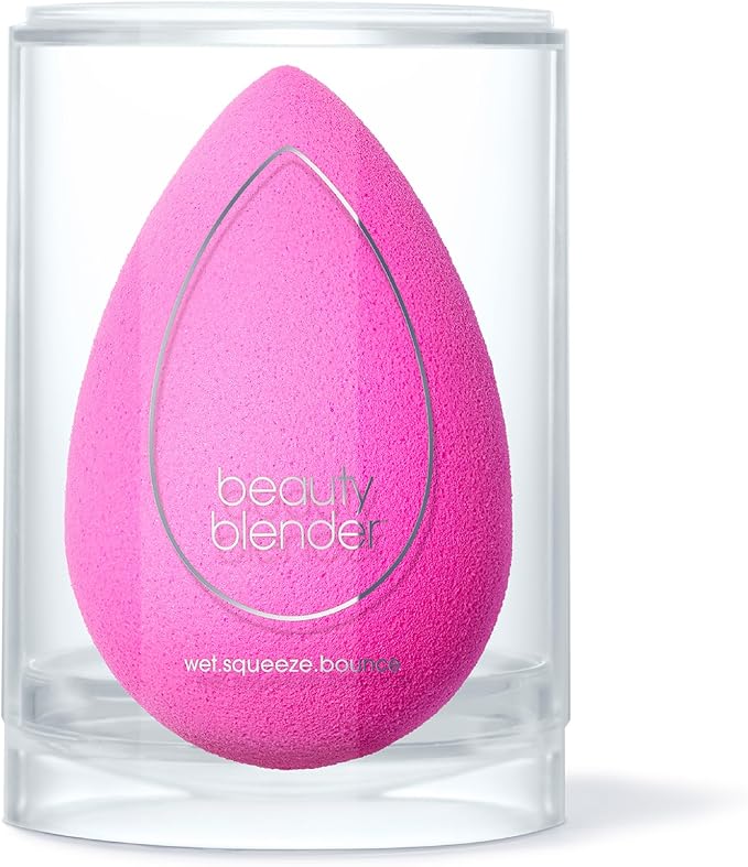 Beautyblender® | Original Pink Beauty Blender Makeup Sponge, Super-Soft Foam Easily Blends Foundations, Powders & Creams, Made in USA, Reusable, Washable, Streak Free Application, Vegan, Cruelty Free-VivaGrace Women
