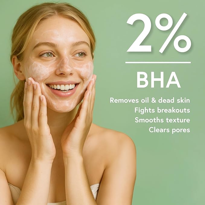 BHA Gel Cleanser | Lightweight, Vegan Korean Skincare for Oily, Acne-Prone Skin (Cleansing Gel, 5.74 fl.oz)