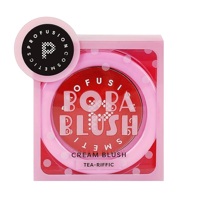 Profusion Cosmetics Cream Blush- Lightweight, Cream Blushes Blend Seamlessly to a Natural Radiant Finish (Tea Eiffic)-VivaGrace Women