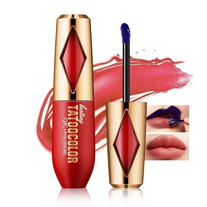 Peel Off Lip Stain -Lip Stain Peel Off Masque - Long Lasting, Waterproof and Transfer Proof Nude Lip Tint, Matte Finish Peel Off Makeup-VivaGrace Women