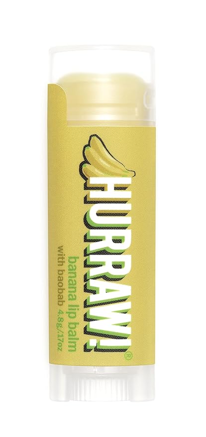 Hurraw! Banana Lip Balm: Organic, Certified Vegan, Cruelty and Gluten Free. Non-GMO, 100% Natural Ingredients. Bee, Shea, Soy and Palm Free. Made in USA-VivaGrace Women