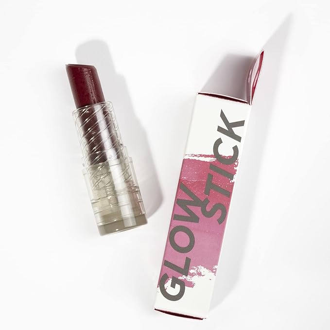 Pacifica Glow Stick Lip Oil - Crimson Crush Women 0.14 oz-VivaGrace Women