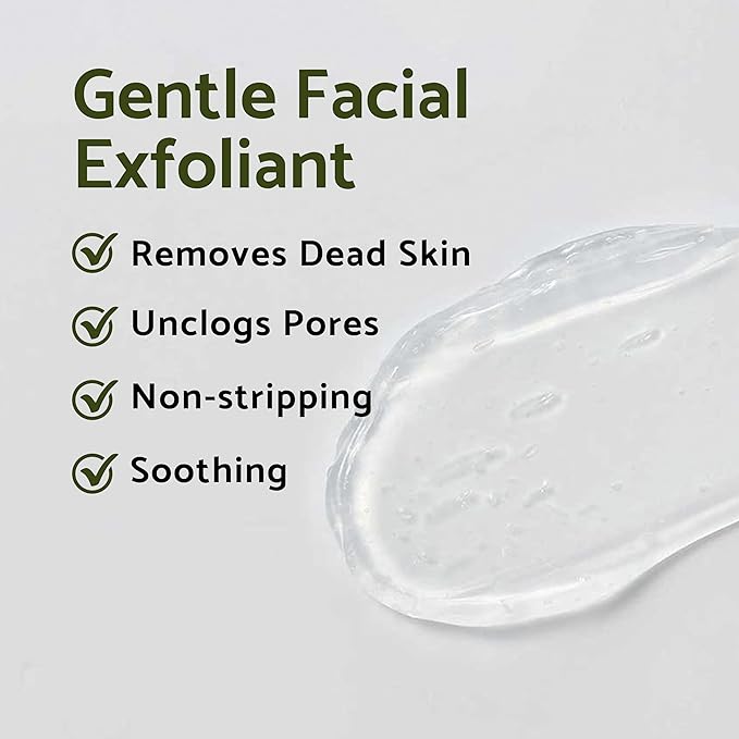 IUNIK Lime Moisture Mild Peeling Gel 3.04 Fl Oz - Gentle Exfoliating Deep Cleansing Glowing - Smooth with AHA & Fruits Complex - Control Sebum Clear Dead Skin Cells Blackheads Pore-Minimizing Vegan