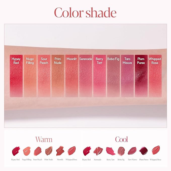 Espoir Couture Lip Tint Fitting Blur #13 Rose Crema 0.14oz | Soft and Creamy Color for Blurry Lip Look | Smudge-Proof Fixing Lip Stain | Lightweight and Comfortable Matte Finish-VivaGrace Women