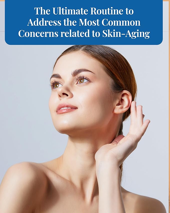 Total Youth Biome (Skincare Set, 12.2fl oz) - Premium Total Age-Defying Toner + Emulsion Set for Wrinkles, Elasticity, Hydration & Skin Tone. Korean Skin Care by LG Beauty. Collagen,-VivaGrace Women