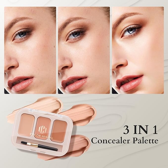 Color Nymph Girls Makeup Kit for Teens Girls with Cosmetic Bag, Full Face Makeup Kit For Women included 9 Color Eyeshadow Palette Concealer Liquid Blush Eyeliner Lipgloss-VivaGrace Women