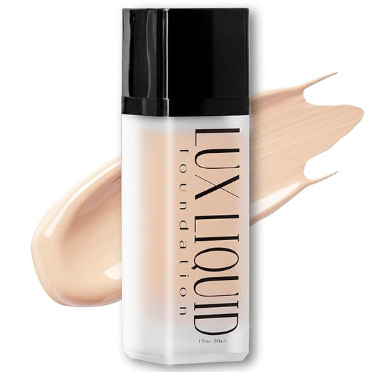 Organic Aloe-Based LUX Liquid Foundation, Natural Vegan Gluten-Free Made in USA, Vanilla-VivaGrace Women