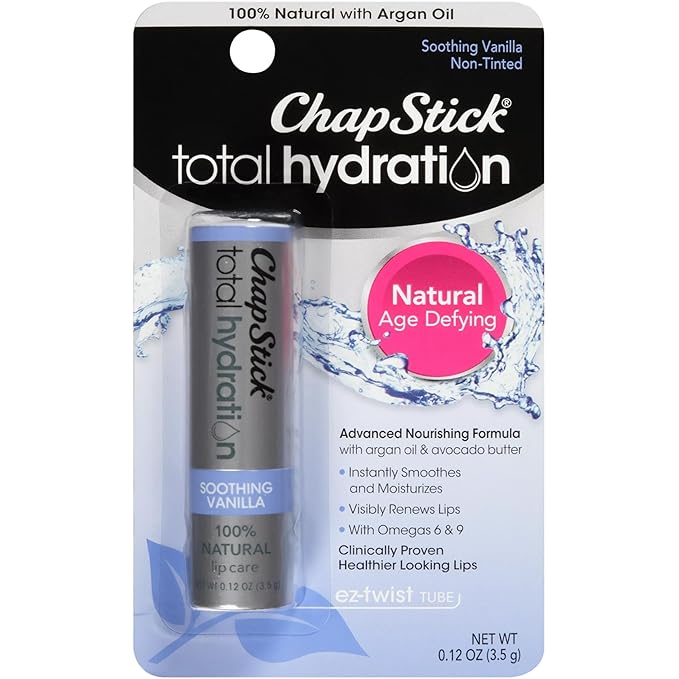 ChapStick Total Hydration Lip Care Soothing Vanilla - Pack of 2-VivaGrace Women
