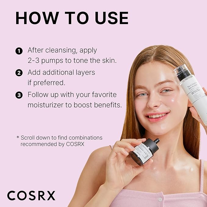 COSRX 6X Peptide Collagen Booster Toner Serum 150mL/5.07 Fl.Oz, Skin Renewal Boosting Facial Essence, Niacinamide & Hyaluronic Acid for All Skin Types, Korean Skincare, Paraben Free-VivaGrace Women