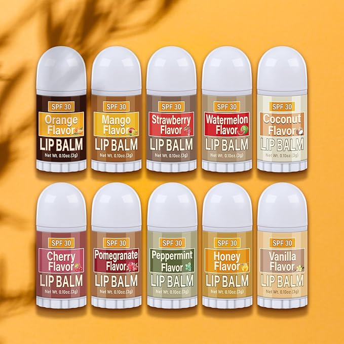 150 Pcs Mini Sunscreen Lip Balms Bulk SPF 30 Lip Balm Sticks Favors with Sunscreen SPF Employee Staff Appreciation Gifts Bulk Team Coworkers Christmas Party Gifts for Travel Beach-VivaGrace Women