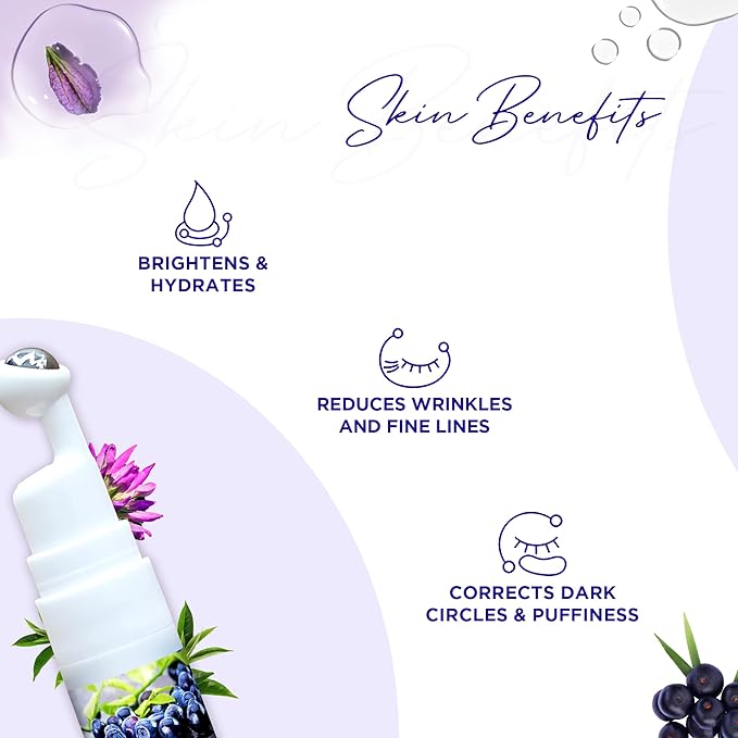 Acai Berry Under Eye Cream For Dark Circles And Puffiness – Hyaluronic Acid, & Retinol Repairs Fine Lines, Wrinkles & Bags Under Eye Area-VivaGrace Women
