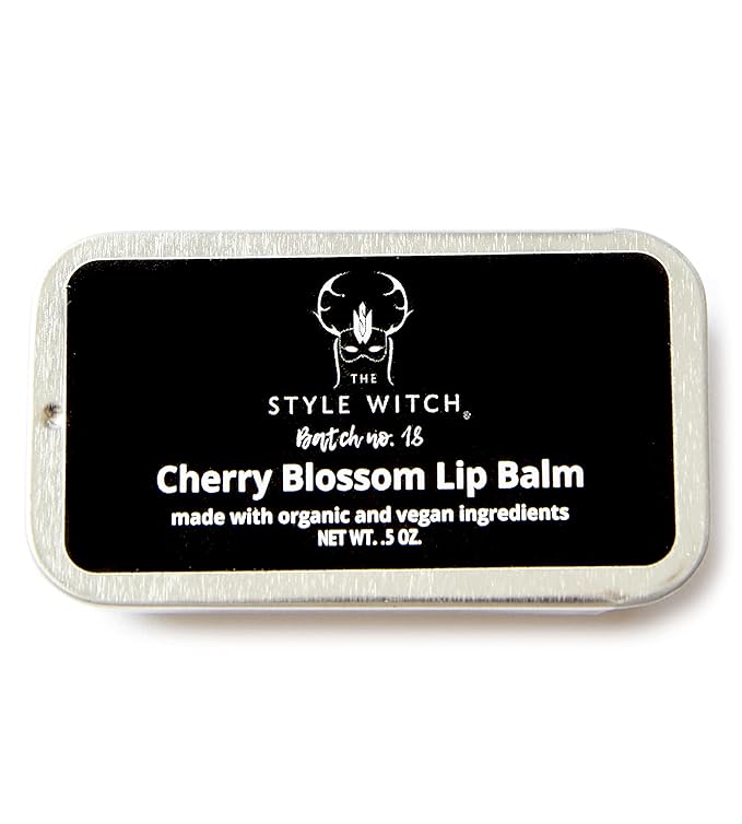 Cherry Blossom Lip Balm, Batch #18, Organic Ingredients, Vegan, Cruelty Free-VivaGrace Women