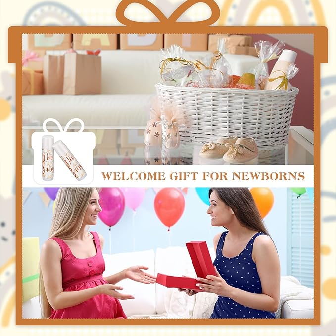 Fumete 50 Pack Jungle Animal Baby Shower Party Gifts Favors Bulk Lip Balms for Guests Boys Girls Neutral Gender Reveal Favors for Baby Shower Prizes Souvenirs Bags Stuffer Classroom Prizes-VivaGrace Women