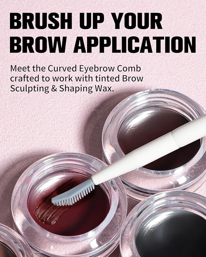 EIGSHOW Dual-Ended Precision Eyebrow Brush and Comb for Eyeliner Lining, Sculpting Brows, Professional Eye Makeup Tools (D109B)-VivaGrace Women