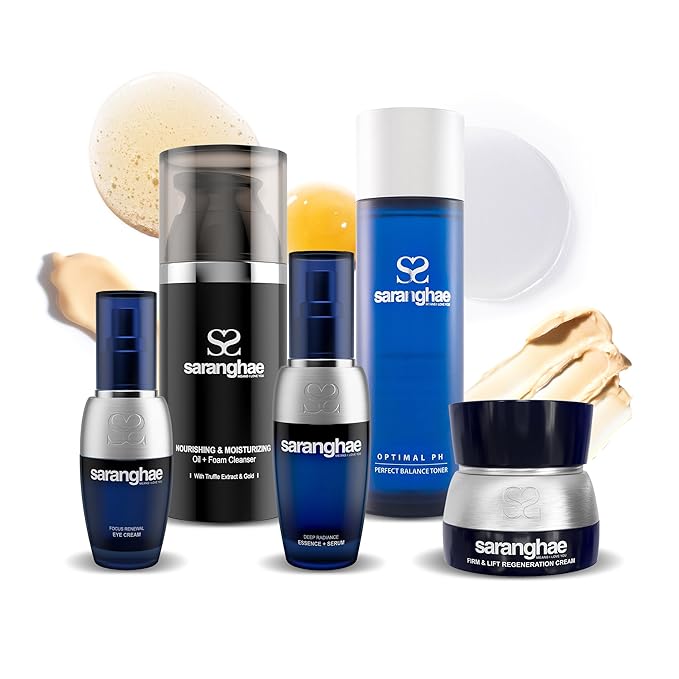 Saranghae Complete 5-Step Anti-Aging Skin Care Set - Cult-Favorite Skin Care Kit for Youthful Radiance! Heal, Regenerate, and Protect for Visible Results 45-90 Days Supply-VivaGrace Women