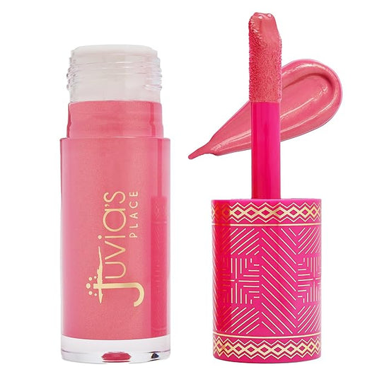 Juvia's Place Blushed Liquid BlushLighter Rosey Posey Glow - Liquid Blush for Cheeks with Luminous Glow, Long-Wearing, Buildable & Highly-Pigmented Makeup Blush, Easy to Blend Liquid Blush-VivaGrace Women
