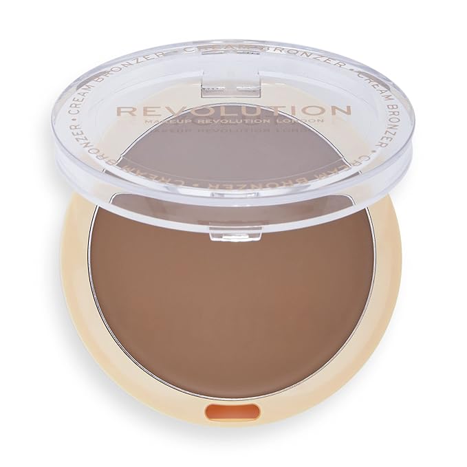 Revolution Beauty, Ultra Cream Face Bronzer, Buildable & Blendable Cream Contour, Vegan & Cruelty Free, Light, 0.24 Oz.-VivaGrace Women