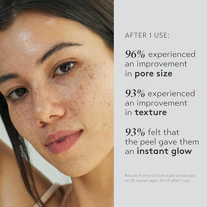 SHANI DARDEN SKIN CARE Triple Acid Peel, 2-Step Exfoliating Face Peel with Mandelic, Lactic & Glycolic Acids, Kaolin Clay Neutralizing Mask & Brush, Helps Improve Dark Spots & Skin Texture, 1.69 fl oz-VivaGrace Women