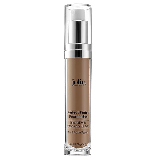 Jolie Perfect Finish Liquid Foundation Makeup SPF 15 Oil Free (MW4)-VivaGrace Women