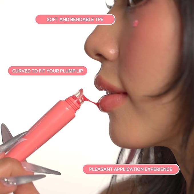 LipLock Jelly Serum for Dry Lips, Long-Lasting, Hydrating, Plumping, Glossy Mask with Rose PDRN, Carrot Collagen, Pillow Peptide, Moisturizing Tinted Lip Balm. (Peach Muse)-VivaGrace Women