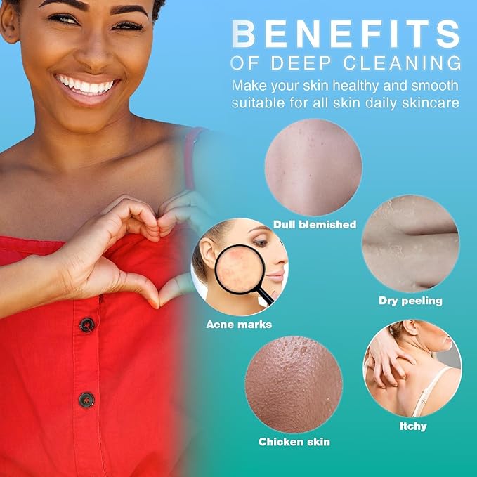 UJFQBH 6 Pieces African Net Sponge Long Bath Sponge Exfoliating Shower Body Scrubber for Daily Use, Terrific for Smoother Skin - Back Scrubber for a Refreshing Experience (Purple - Orange)-VivaGrace Women