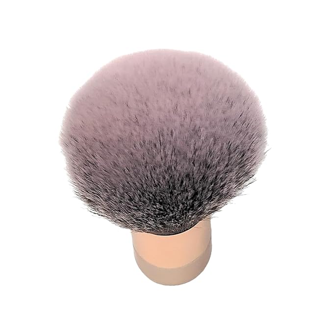 Luxurious and Large Soft Fluffy Powder Brush, Use as a Spray Tan Finishing Tool, Multipurpose Face and Body Barber and Beauty Tool, Large Kabuki Brush by BevyGold (Rosegold)-VivaGrace Women