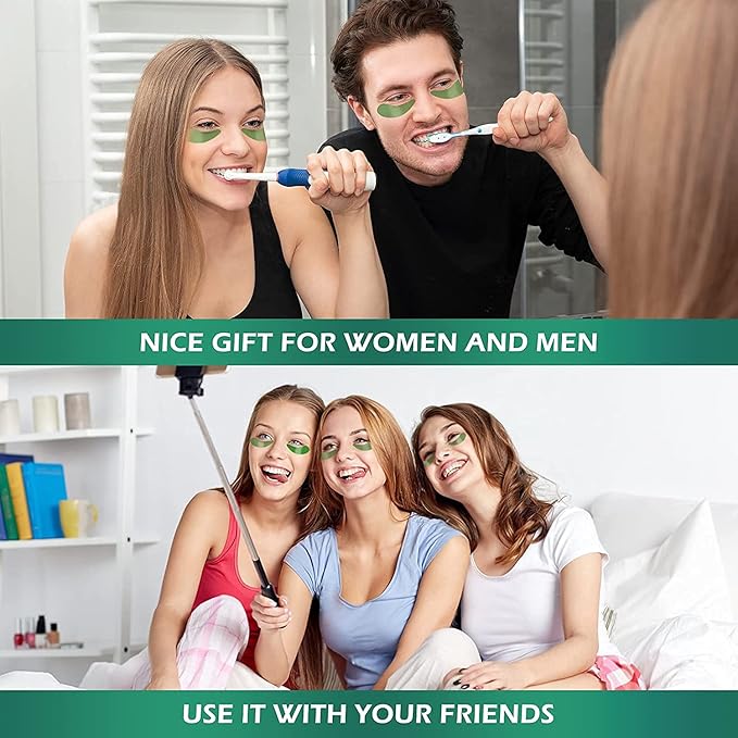 VANELC Eye Mask,Under Eye Patches with Collagen Seaweed,Eye Gel Treatment Masks For Dark Circles , Under Eye Bags Treatment, Natural Eye Masks for Puffy Eyes, Under eye Dark Circles,Anti-Wrinkle-VivaGrace Women