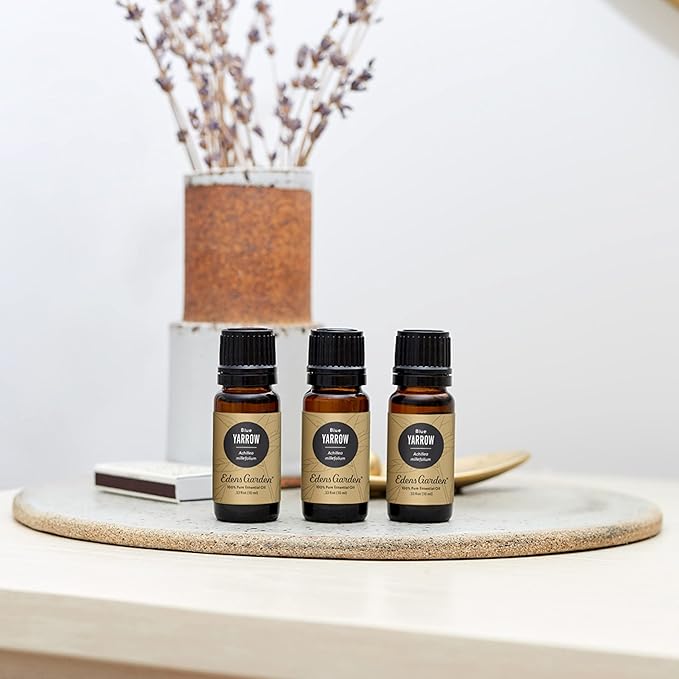 Edens Garden Yarrow- Blue Essential Oil- 100% Pure Premium Grade, Undiluted, Natural, Therapeutic, Aromatherapy, The Best for Diffuser, Skin, Face, Hair 30 ml (1 fl oz)-VivaGrace Women