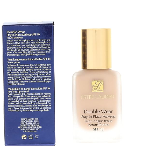 Estee Lauder Double Wear Stay-in-place Makeup Spf 10-2c0 Cool Vanilla By Estee Lauder - 1 Oz Foundation, 1 Ounce-VivaGrace Women