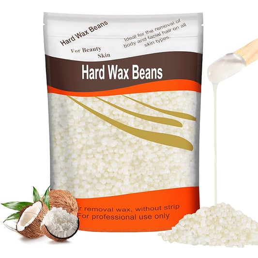 Hard Wax Beads for Hair Removal, Wax Beans for Sensitive Skin, 300g (10 Oz)/bag (Coconut), Unisex, Full Body Waxing, Painless and Effective for Sensitive Skin Hair Removal-VivaGrace Women