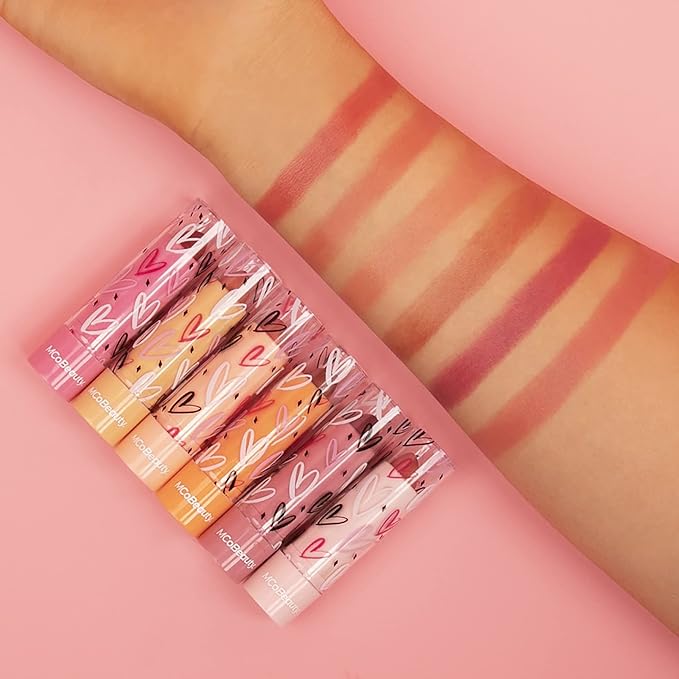 MCoBeauty Big Beauty Love Tinted Lip Balms Pack - Delicious Collection Of Scented Lip Balms - Provides Long-Lasting Moisture And A Soft Scent - Enriched With Natural Oils And Waxes - 6 Pc-VivaGrace Women